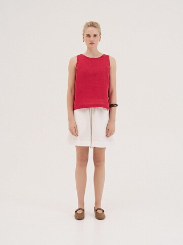 AmourLinen Top 'Rosie' in Pink