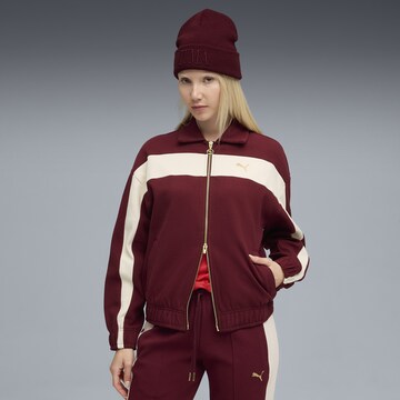PUMA Sports jacket 'T7' in Red: front