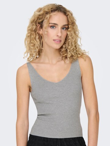 JDY Knitted Top 'NANNA' in Grey: front