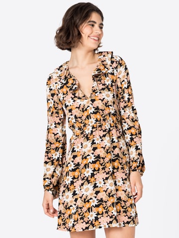 Traffic People - Vestido 'Trope' em laranja: frente