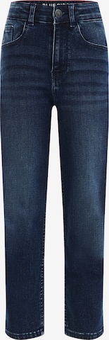 WE Fashion Tapered Jeans in Blue: front