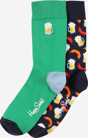 Chaussettes 'Beer' Happy Socks en mélange de couleurs : devant