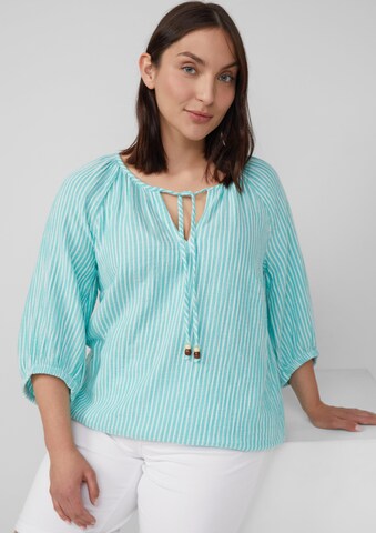 Chemisier s.Oliver en bleu : devant