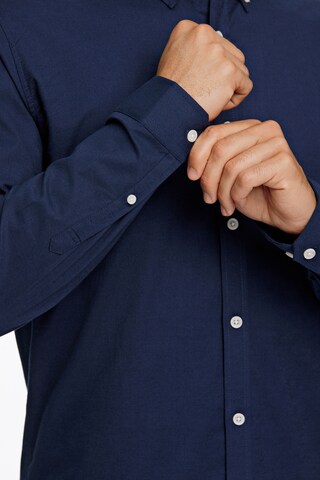 Lindbergh Regular Fit Hemd in Blau