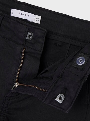 NAME IT Regular Trousers 'NKMRYAN' in Black