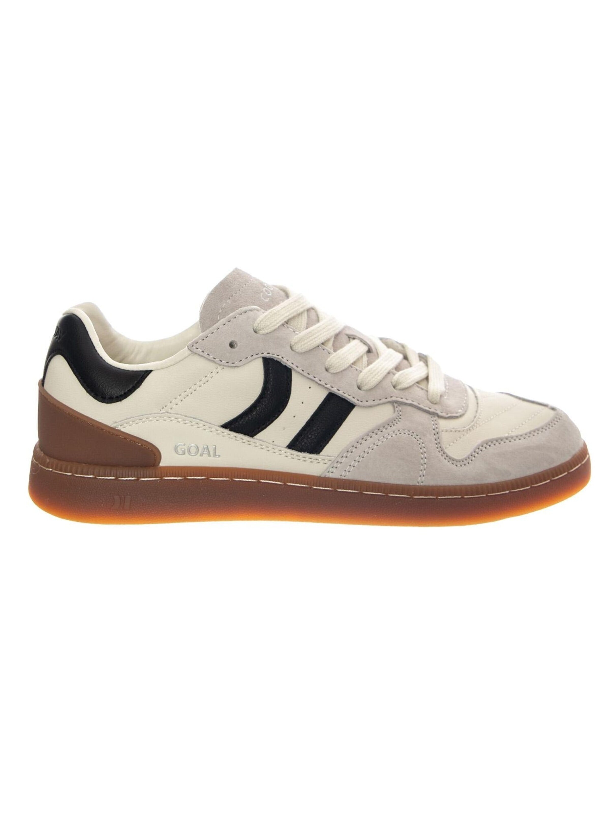 COOLWAY Buty sportowe sznurowane 'Goal Whs White Shoes' w kolorze biały: przód