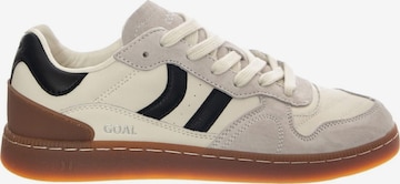 COOLWAY Buty sportowe sznurowane 'Goal Whs White Shoes' w kolorze biały: przód