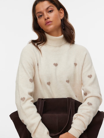 VERO MODA Свитер 'VMDOFFY' в Бежевый: спереди
