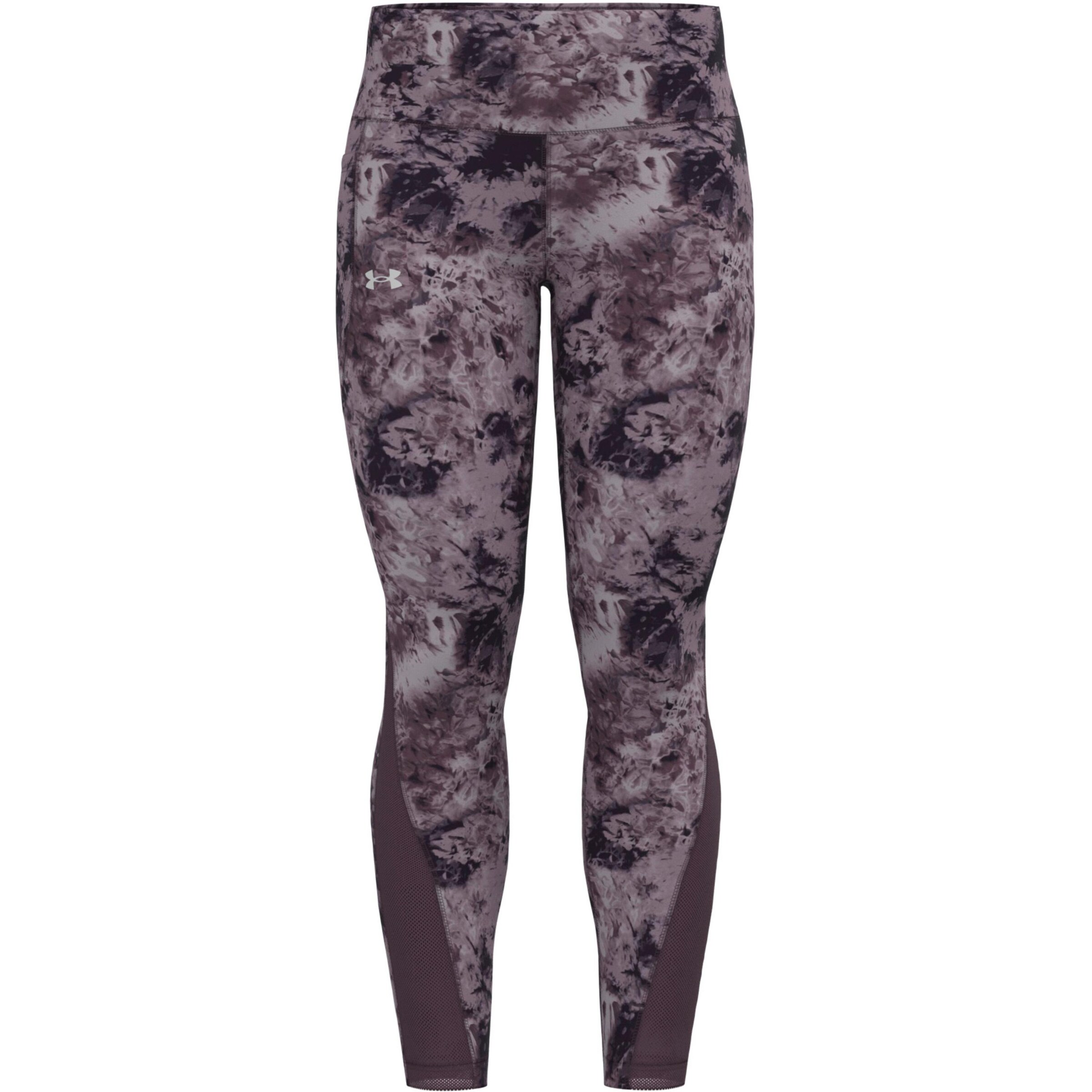 UNDER ARMOUR Skinny Workout Pants 'HEATGEAR' in Grey: front