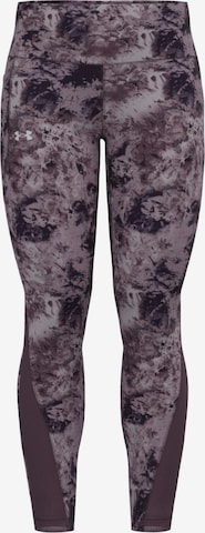 UNDER ARMOUR Skinny Sporthose 'HEATGEAR' in Grau: predná strana