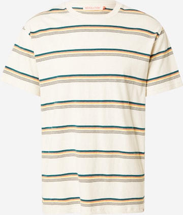 T-Shirt Revolution en blanc : devant