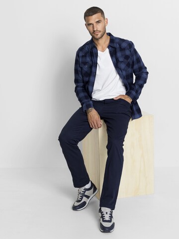 bonprix Regular Fit Hemd in Blau