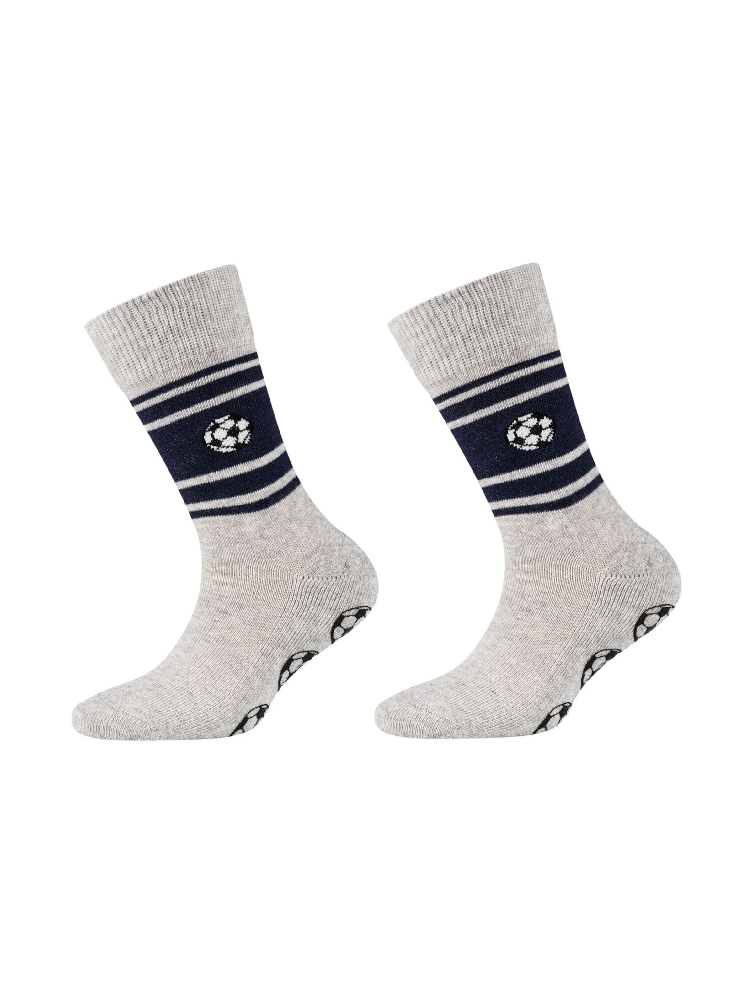 camano Socks in Grey: front