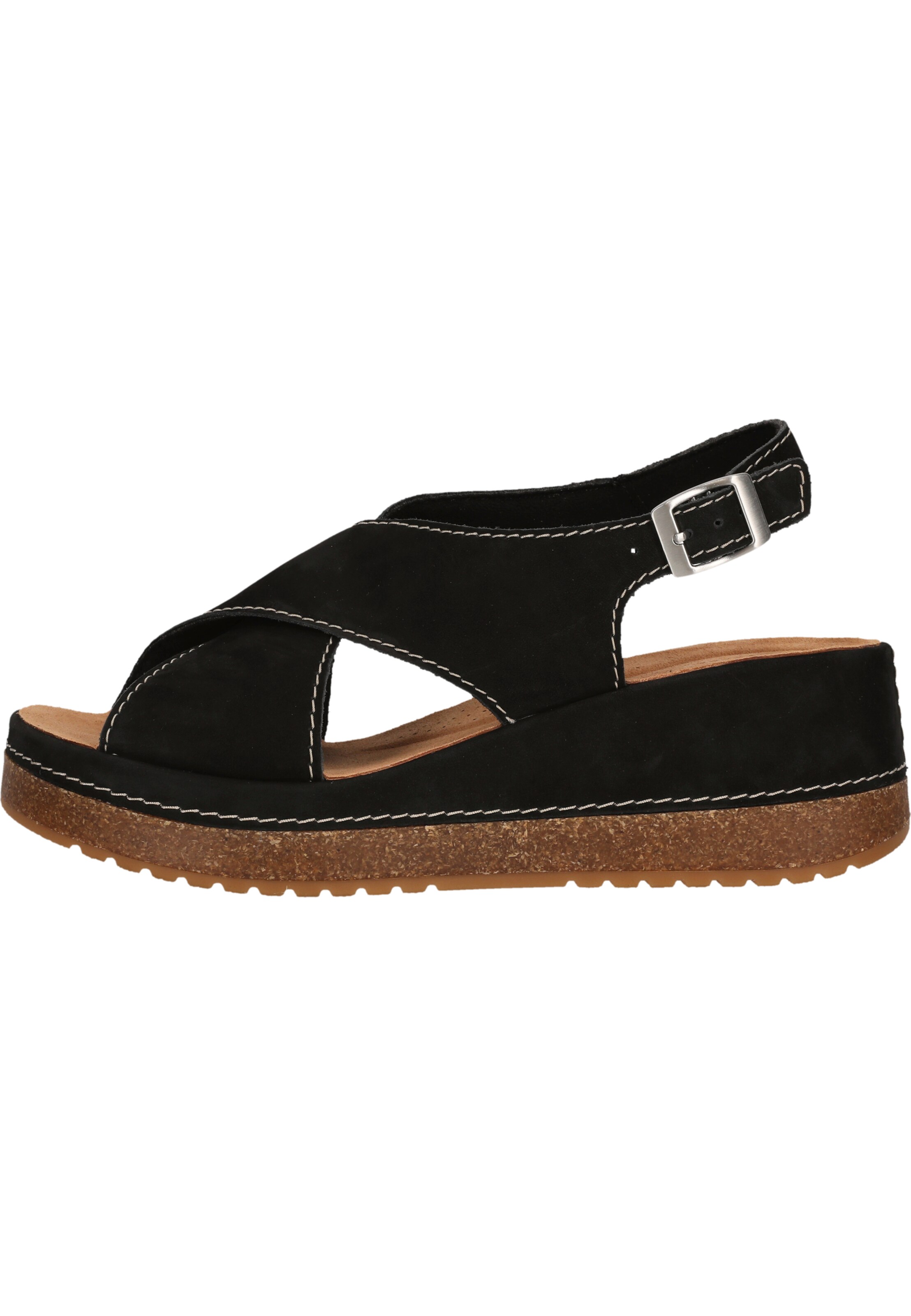 CLARKS Sandale 'Kassanda' in Schwarz