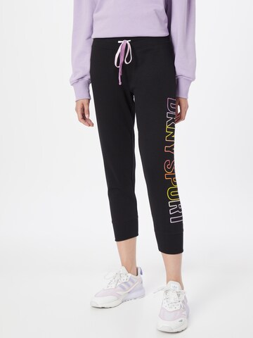 DKNY Performance Tapered Sporthose in Schwarz: predná strana