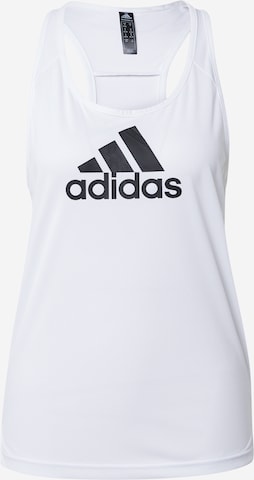 ADIDAS PERFORMANCE Sports Top in White: front