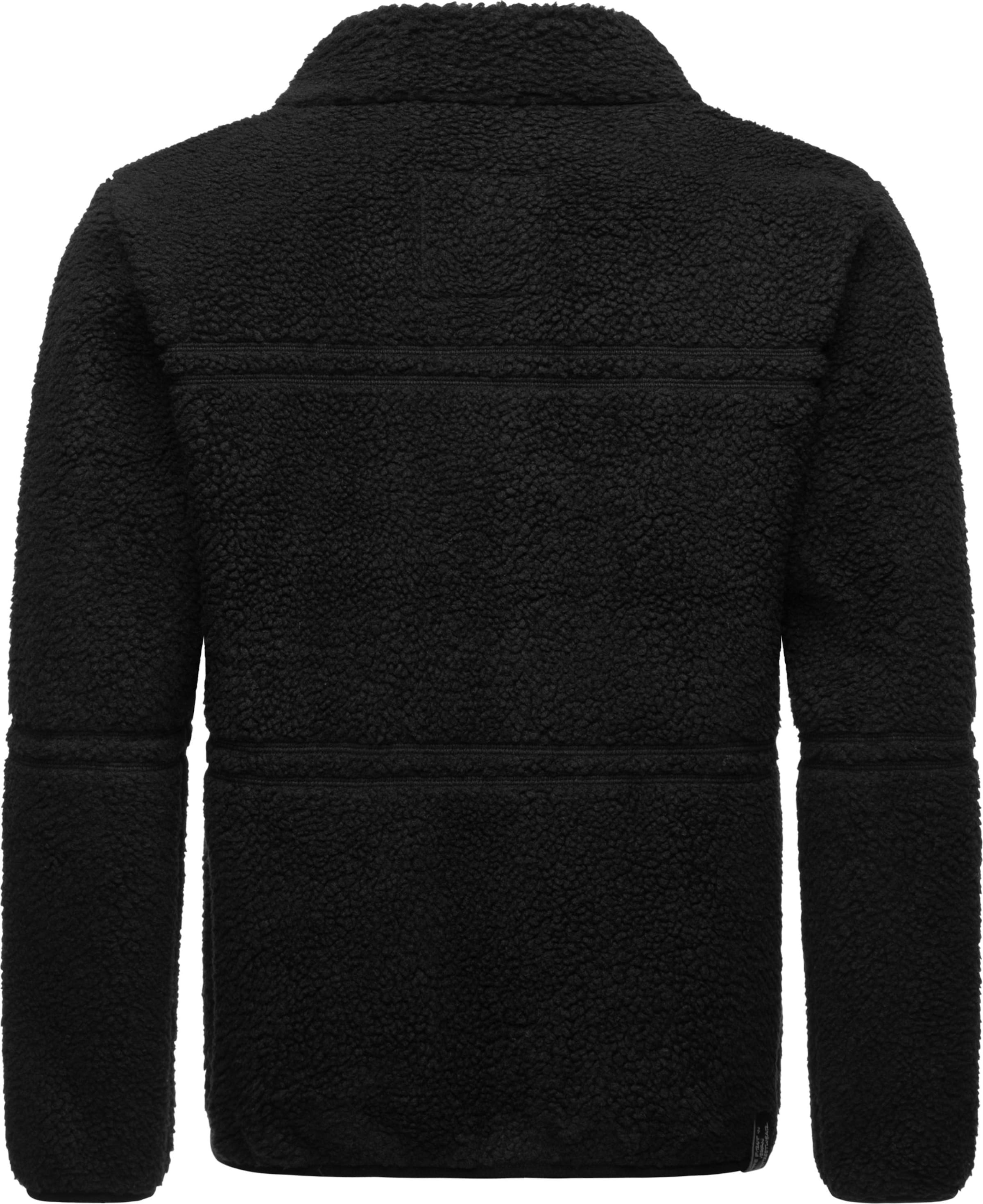 Giacca di pile funzionale 'Noory' di Ragwear in nero