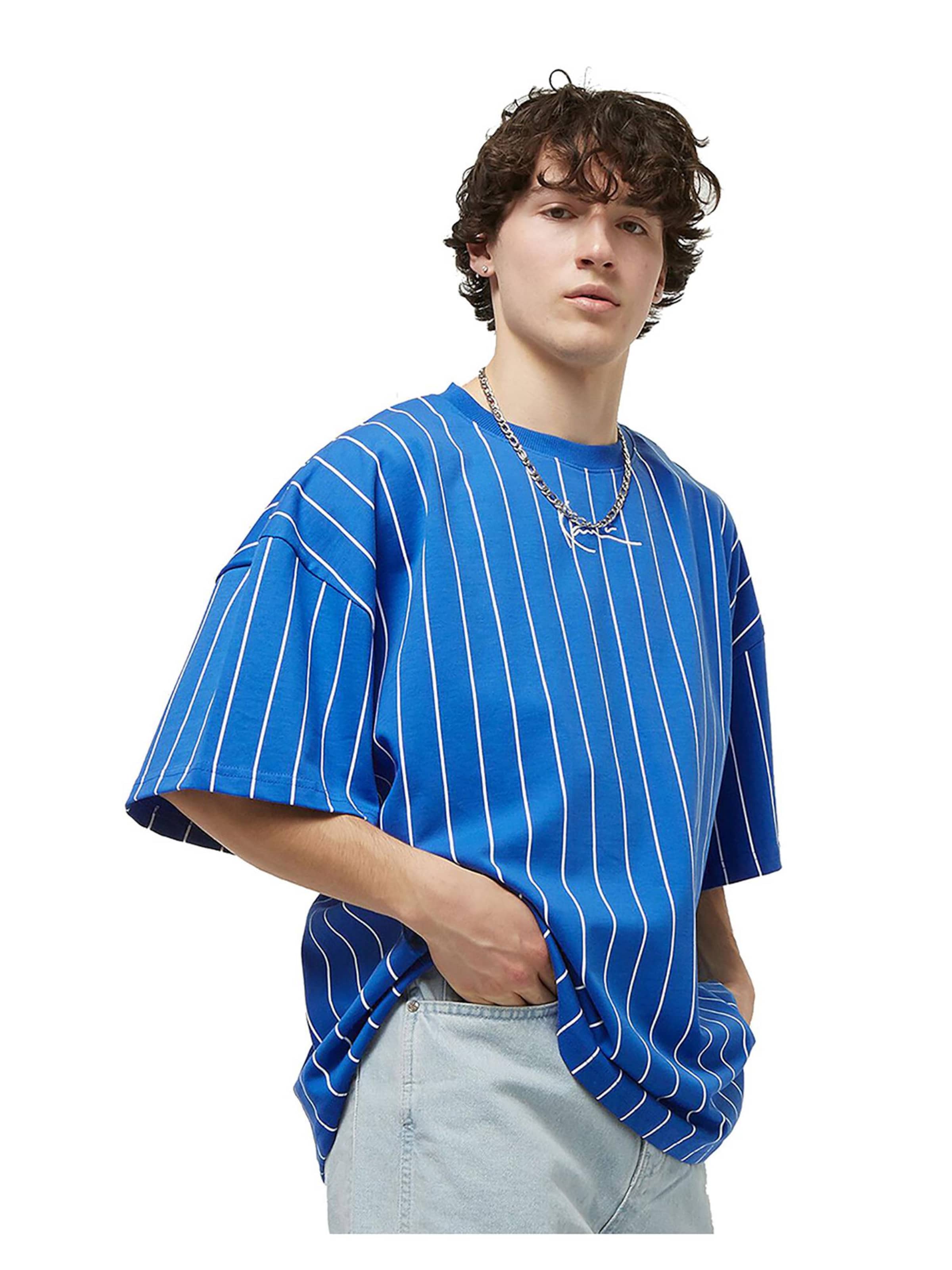 Karl Kani Shirt 'Pinstripe' in Mixed colors: front