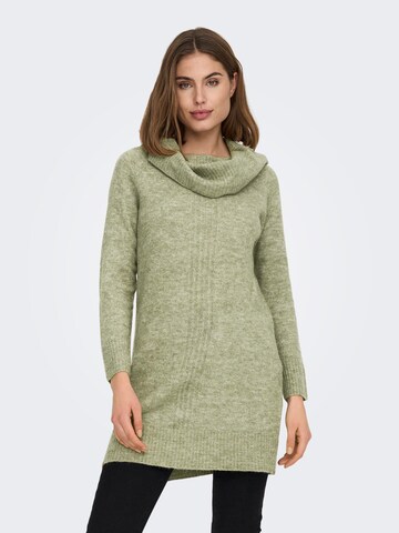 ONLY - Vestido de punto 'Stay' en verde: frente