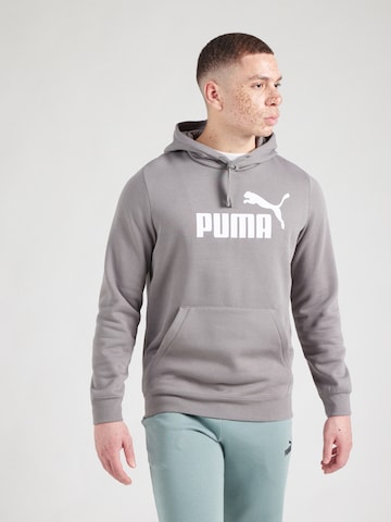 PUMA - Sweatshirt de desporto 'ESS No. 1' em cinzento: frente