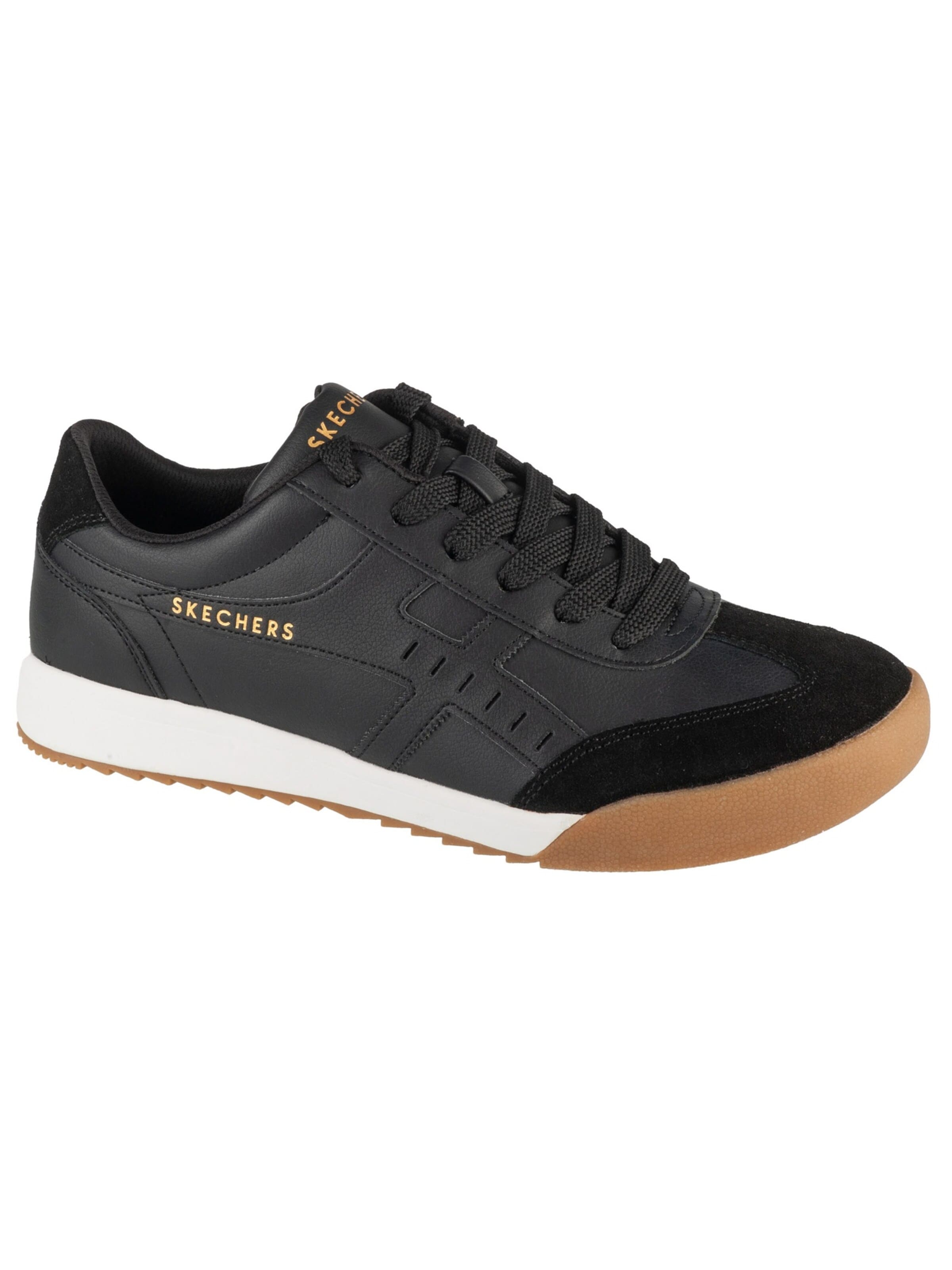 SKECHERS Platform trainers 'Zinger - Manzanilla Totale' in Black: front