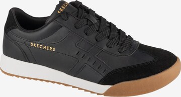 SKECHERS Platform trainers 'Zinger - Manzanilla Totale' in Black: front