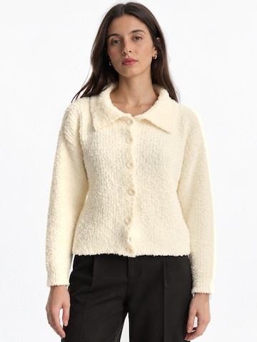 Viorna Knit cardigan 'Strickjacken' in Beige: front