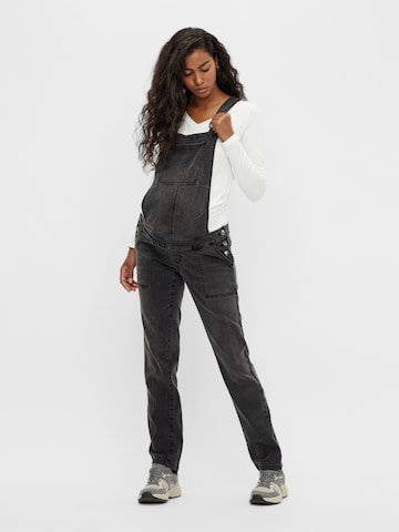 MAMALICIOUS Slim fit Jean Overalls 'Fia' in Grey