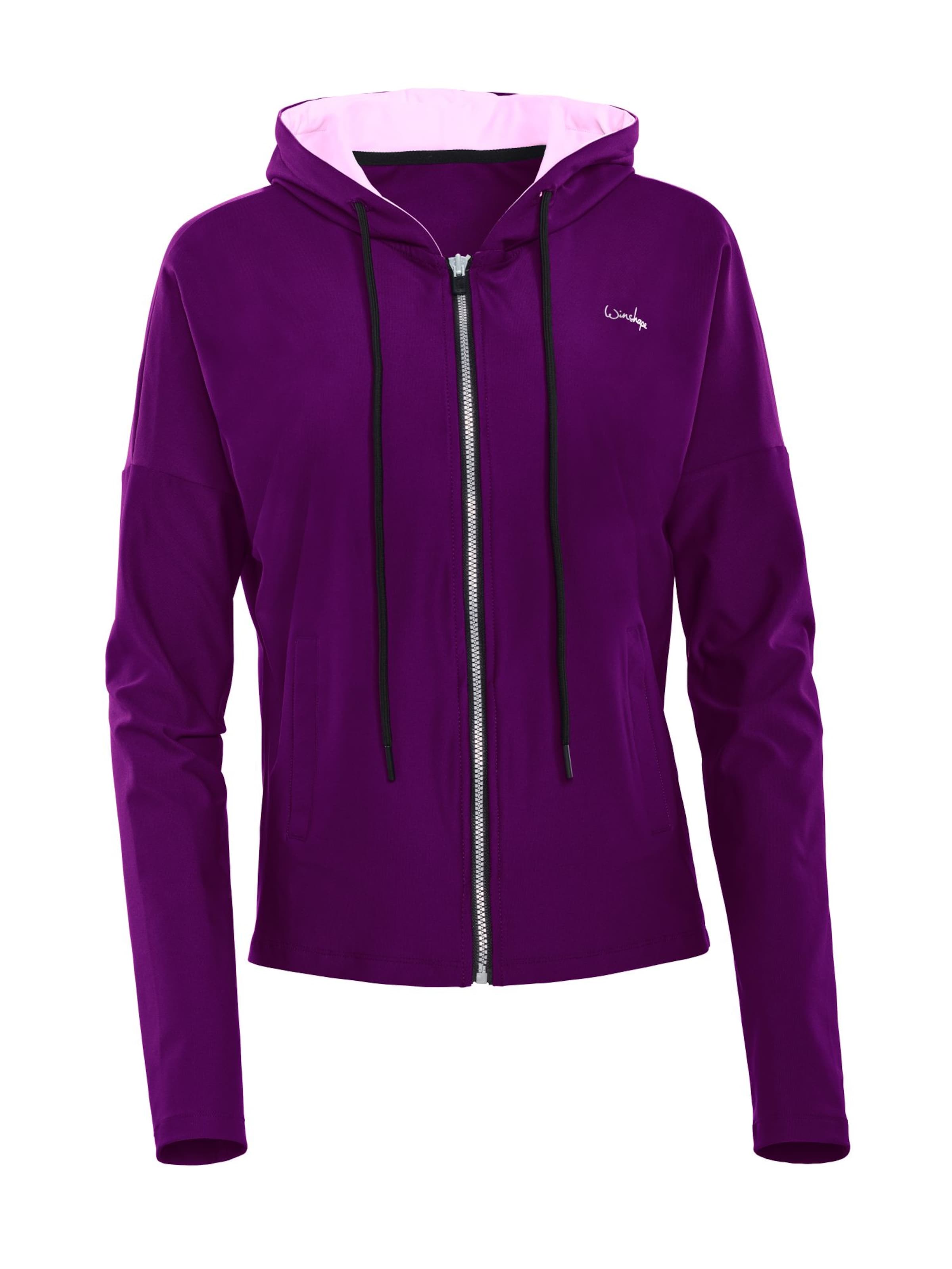 Veste de sport &#x27;J008C&#x27; Winshape en violet : devant