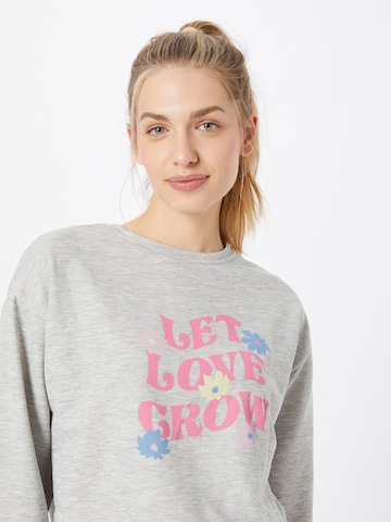 Felpa 'Let Love Grow' di Dorothy Perkins in grigio