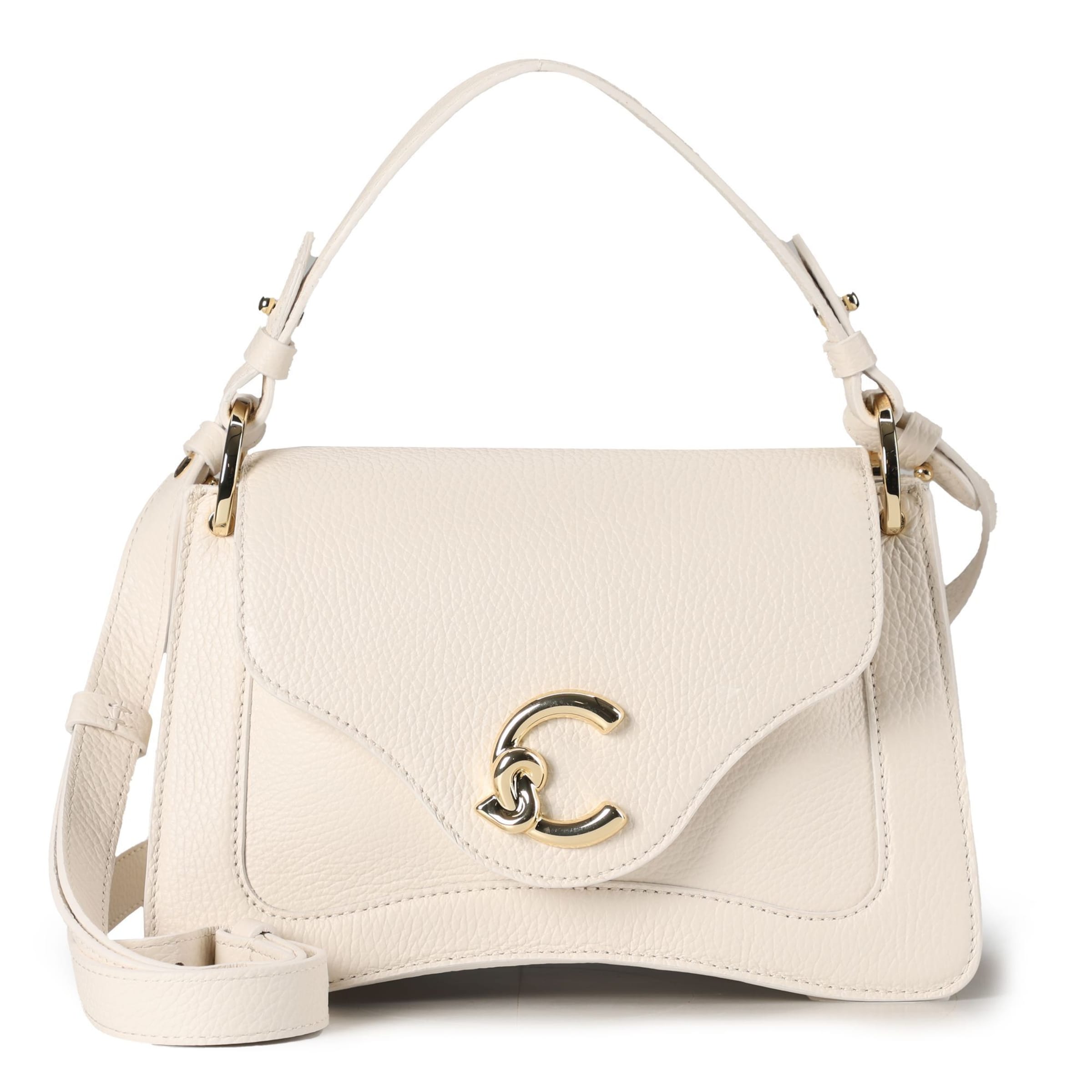 Coccinelle Schultertasche 'C-Me' in Beige: Vorderseite