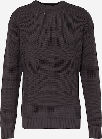 G-Star RAW Sweter 'Hori' w kolorze szary: przód