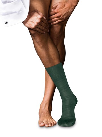 FALKE Socks 'Highshine' in Green: front