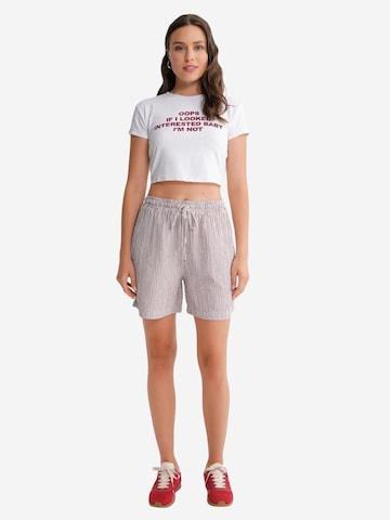 Wide leg Pantaloni di MixRay in rosso