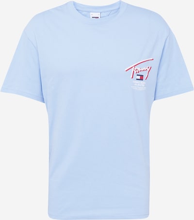 Tommy Jeans T-Shirt en bleu marine / bleu clair / rouge / blanc, Vue avec produit