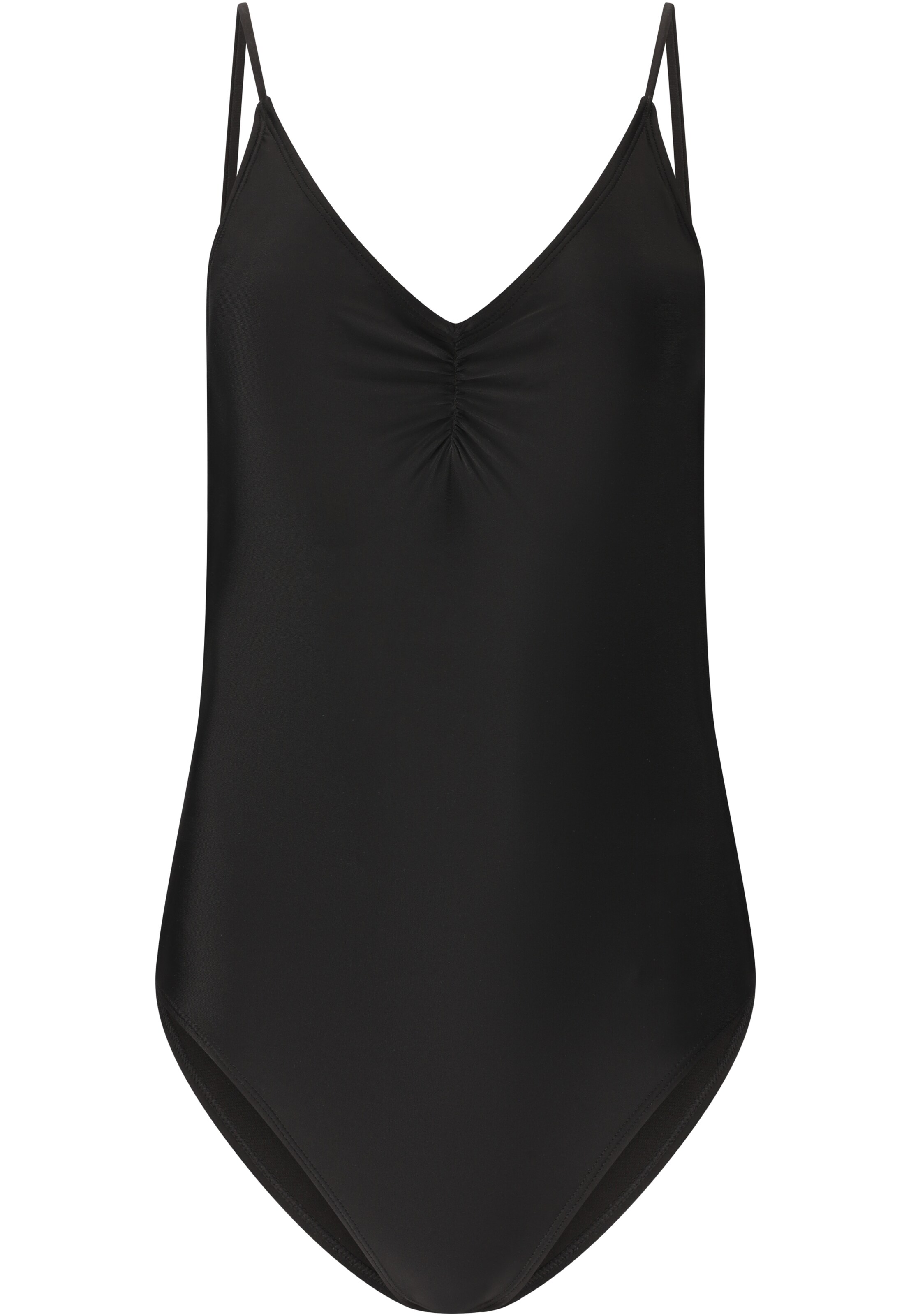 NOU Badpak 'Eirini' in Zwart: voorkant