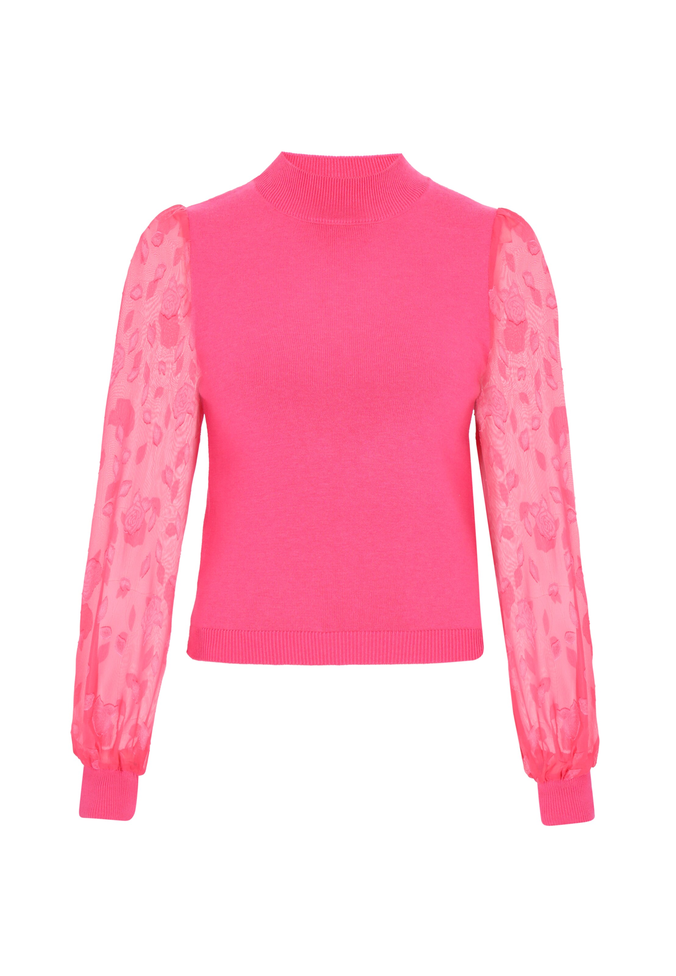 faina Pullover 'Festive' in Pink: Vorderseite