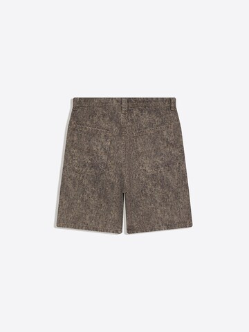 Bershka Baggy Shorts in Grau