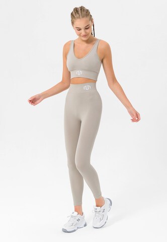 MOROTAI Skinny Sportbroek 'Naikan' in Beige