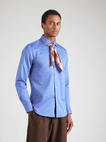 Michael Kors Přiléhavý střih Košile – modrá: přední strana