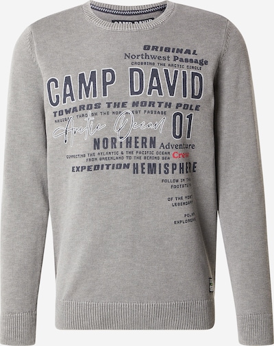 CAMP DAVID Neulepaita värissä harmaa / tummanharmaa / valkoinen, Tuotenäkymä