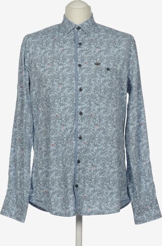 Engbers Button Up Shirt in M in Blue: front