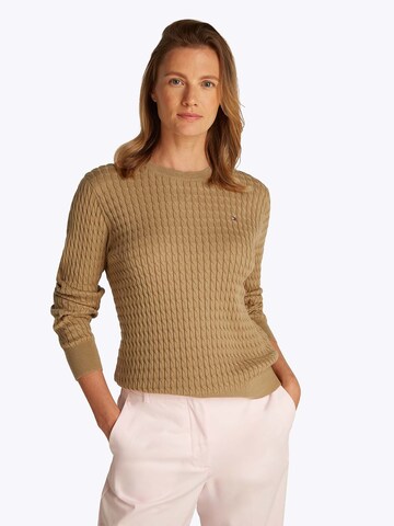 TOMMY HILFIGER - Jersey en verde: frente