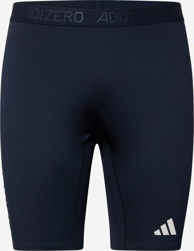 ADIDAS PERFORMANCE Workout Pants 'Adizero' in Dark blue / White, Item view