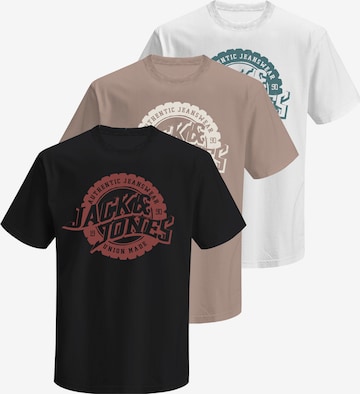 ruda Jack & Jones Premium Marškinėliai 'JPRBLUBARON': priekis