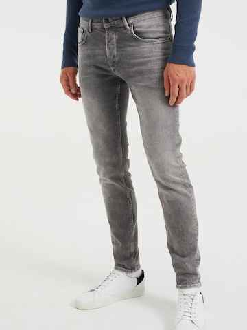 WE Fashion Skinny Jeans in Grey: front