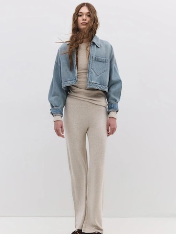 No Matter What Regular Broek in Beige: voorkant