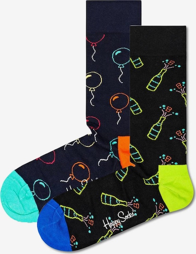 Happy Socks Socken in blau / gelb / orange / schwarz, Produktansicht