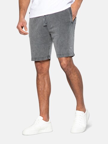 Threadbare Regular Trousers 'Storm' in Black: front