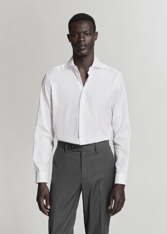 MANGO MAN Slim Fit Hemd 'Marta' in Weiß: Vorderseite